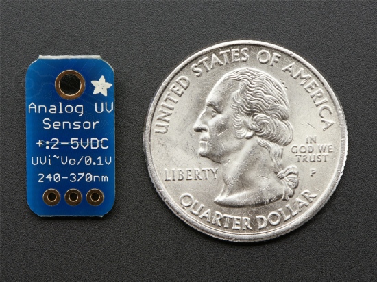UV Light Sensor Analog GUVA-S12SD - Adafruit 1918